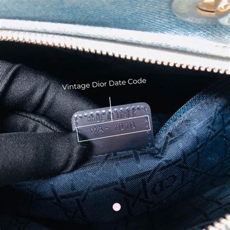 vintage dior date code|Dior date code lookup.